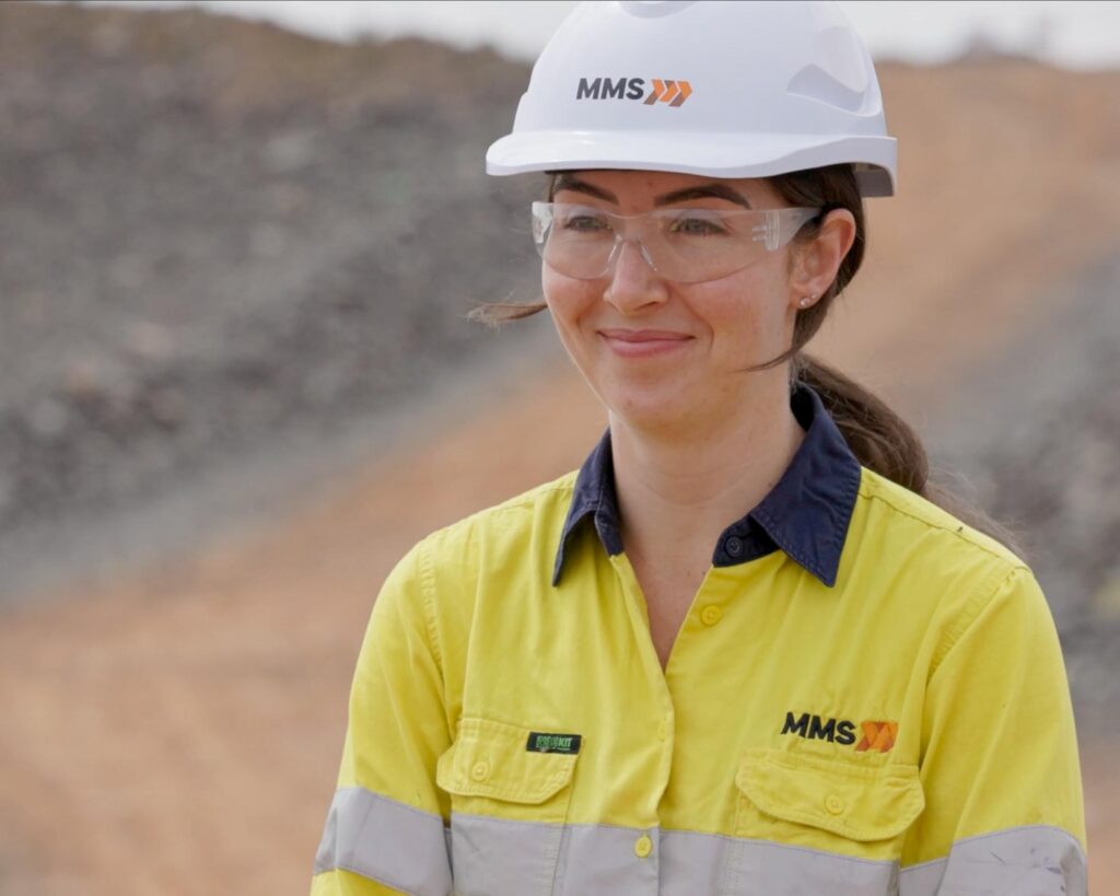 Cassidy Mew, Heavy Machinery Operator for MMS